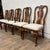 Brown Vintage Universal Furniture Queen Anne Style Dining Chairs - Set of 5 For Sale - Image 8 of 14
