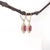 Oval Ruby Dangle Earrings With Earth Mined Diamonds in Solid 14k Yellow Gold - 2 Pieces For Sale - Image 4 of 6