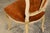 Antique French Louis XV Style Painted Dining Chairs in Rust Fabric - Set of 6 For Sale - Image 14 of 18
