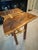 Brown Hand Crafted Live Edge Butterfly Table in Walnut and Curly Maple by Artist Keith R. Allen For Sale - Image 8 of 12
