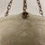 Antique White Neoclassical Style Cast Glass and Brass Pendant Light Fixture, Circa 1910 For Sale - Image 8 of 9