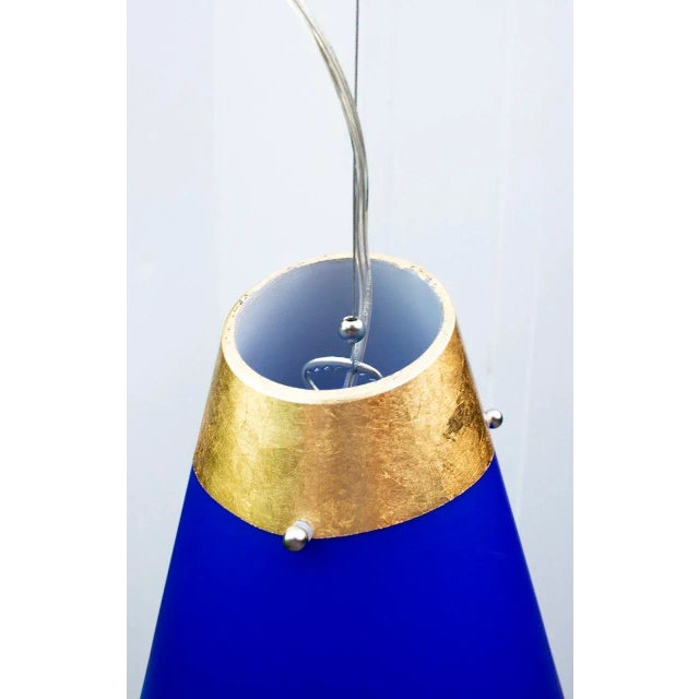 Italian Modern Murano Glass Ceiling Lamp For Sale - Image 6 of 7