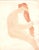 Rodin, Avec des gestes lents et charmants\., Nude, Original Lithograph, 1902 For Sale