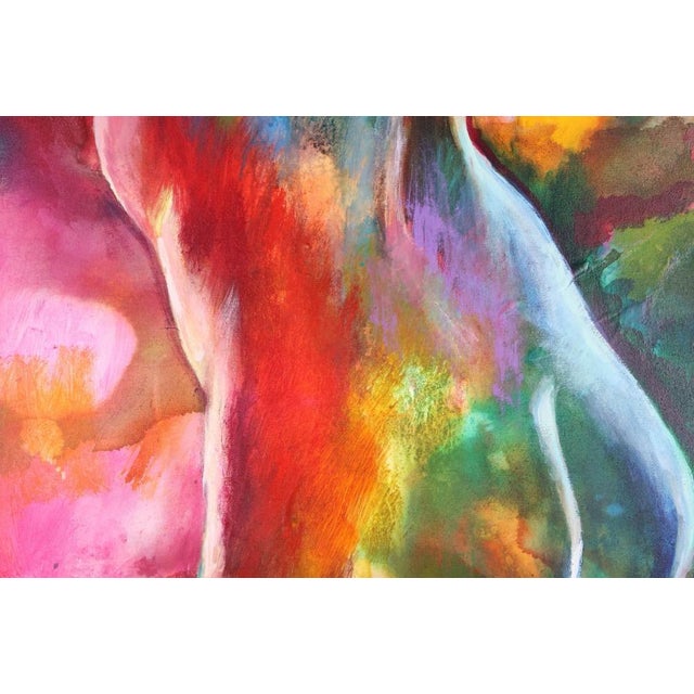 Original Jonas Gerard Oil Painting “Cotton Candy #2” / “Calypso” 24” X 36” Signed For Sale - Image 11 of 12