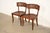 Baker Furniture Company Michael Taylor for Baker Furniture Klismos Cherry Wood and Cane Side Chairs or Dining Chairs, Newly Refinished For Sale - Image 4 of 15