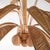 Large Palm Tree Rattan Chandelier For Sale - Image 6 of 18