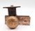 Traditional Antique Lockwood Radial Brass Passage Door Knob Set For Sale - Image 3 of 5