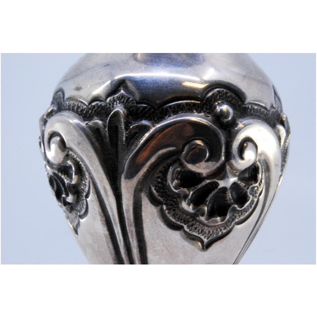 Small Silver Jug with Shells and Reliefs For Sale - Image 3 of 10