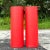 Contemporary Vintage Boho Grasscloth Cylinder Pedestals - a Pair For Sale - Image 3 of 8