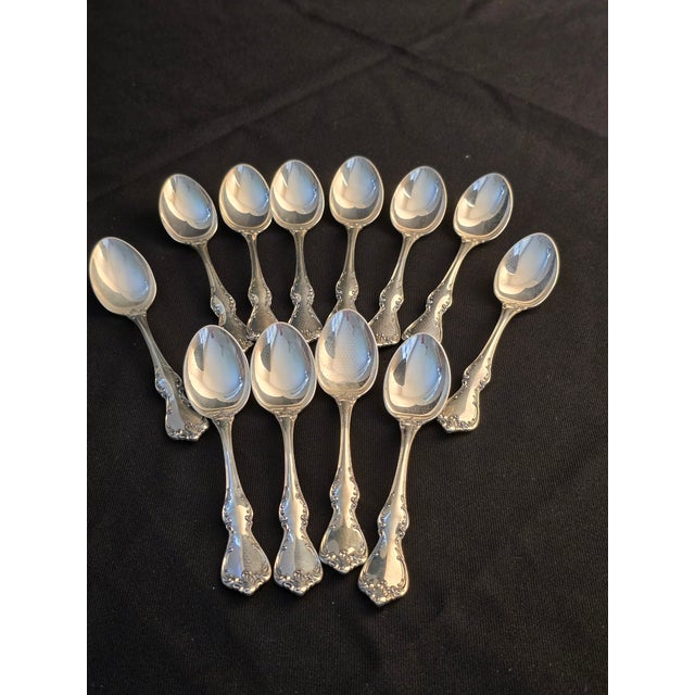 Silver Debussy by Towle 1959 Sterling Silver Flatware 12-Place Set, 88 Pieces For Sale - Image 8 of 18