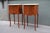 Antique Pair of french Louis XV style inlaid side tables or nightstands. Parisian cabinetmaker masterpiece work from the...