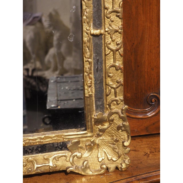 18th Century 18th Century French Parecloses Giltwood Mirror, the Pelican in Her Piety For Sale - Image 5 of 15