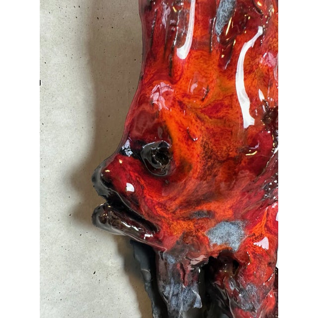 Vintage Ceramic Wall Decoration For Sale - Image 3 of 10