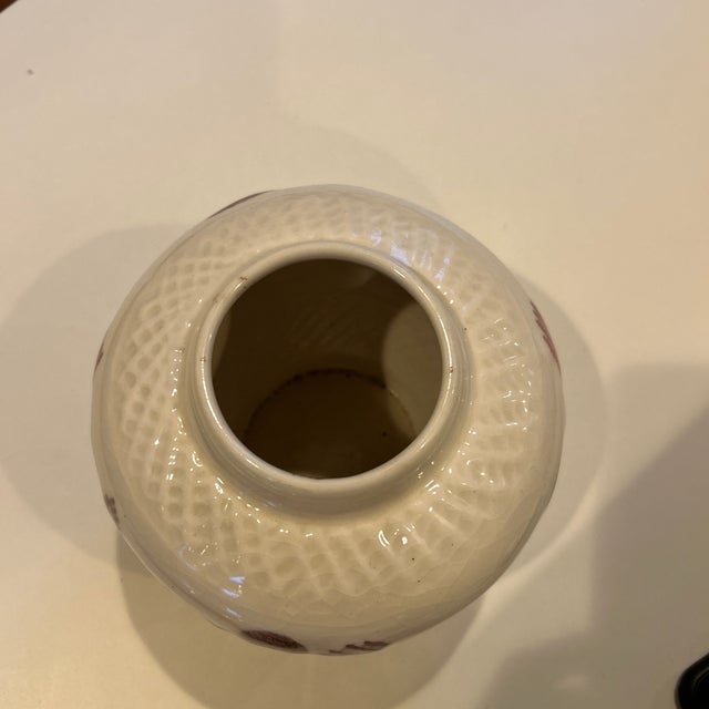 Rookwood Pottery Vintage 1945 Rookwood Art Deco Styalized MCM Art Pottery Floral Bulbous Vase For Sale - Image 4 of 10