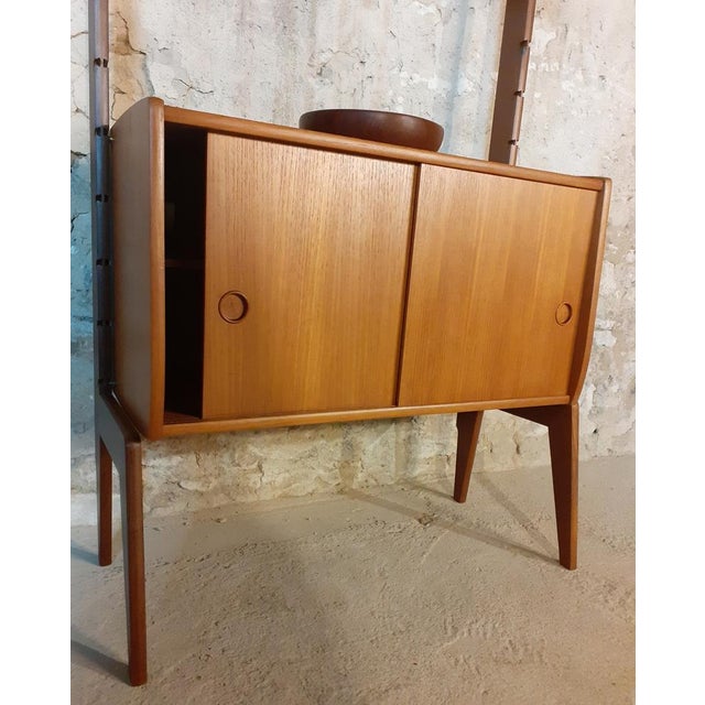 Mid-Century Modern Norwegian Freestanding Ergo Unit in Teak by John Texmon for Blindheim, 1961 For Sale - Image 11 of 17