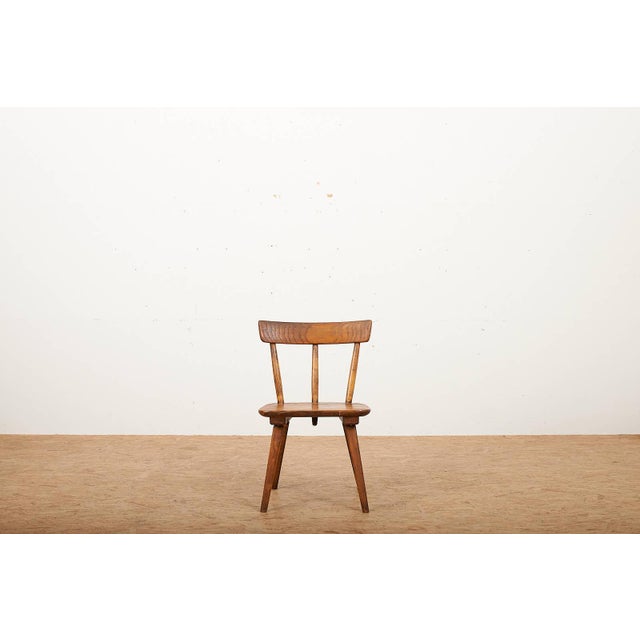 Vintage Chair in Oak by Jacob Müller for Wohnhilfe, 1940s For Sale - Image 18 of 18