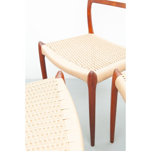 Model 78 Dining Chairs in Teak by Niels Otto Møller for J.L. Møller Møbelfabrik, 1950s, Set of 6 For Sale - Image 10 of 17