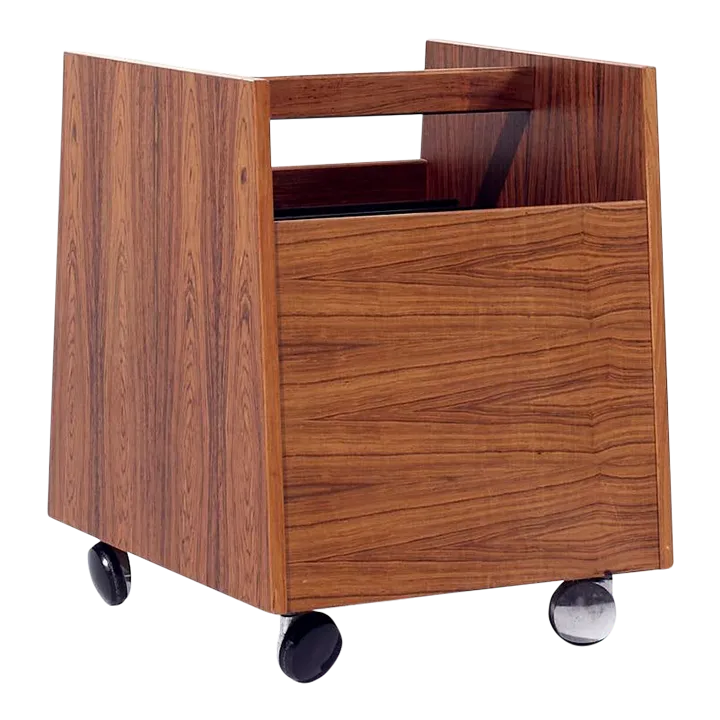 Rolf Hesland for Bruksbo Mid Century Danish Rosewood Record Caddy