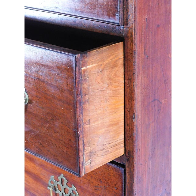 New England Chest on Chest, C. 1780-1810, in the Chippendale-Federal Taste For Sale - Image 4 of 6