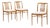 Mid-Century Dining Chairs, Set of 3 For Sale