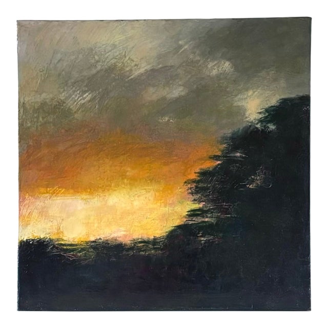 "Across the Street #15" Oil on Canvas Painting by Irma Cerese For Sale