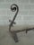Rustic Antique Large Hand Forged Andirons - A Pair For Sale - Image 3 of 8
