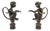 Mid-Century Modern Monkey Lamp Finials - a Pair For Sale