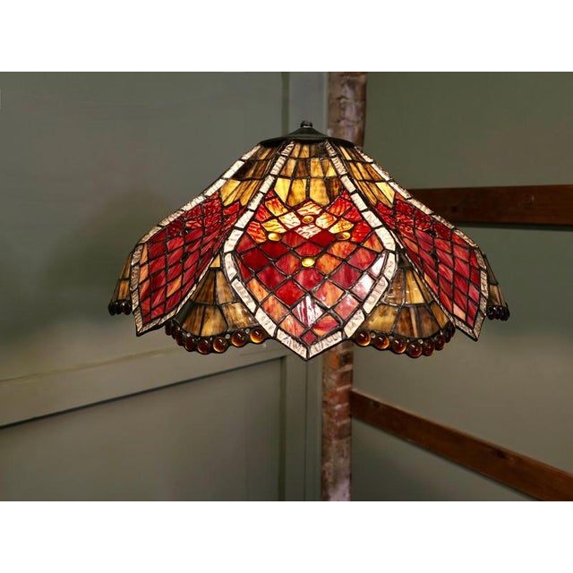 1960s Mid-Century Modern Arts and Crafts Lampshade, 1960 For Sale - Image 5 of 8