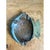 This vintage mixed metal fish ashtray showcases a whimsical, stylized silhouette that captures the essential form of a...