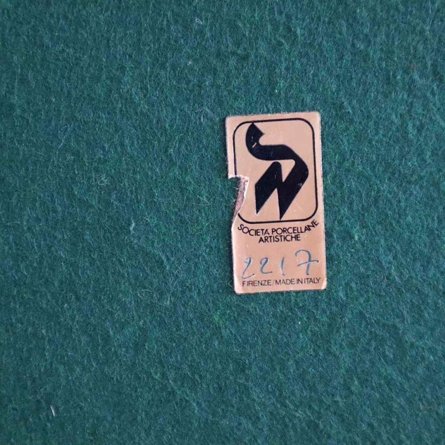 Italian Lamp from Societa Porcellane Artistiche Firenze, 1970s For Sale - Image 4 of 13