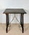 Spanish Barley Twist Side Table with Wrought Iron Stretchers, 1930s For Sale - Image 4 of 11