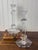 An elegant pair of vintage signed crystal candlesticks by Val Saint-Lambert, the renowned Belgian crystal manufacturer...