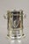 Vintage M. Bros English Edwardian Silver Plated Wine Champagne Bottle Coaster. Circa Mid 20th Century. Measurements: 6.5"...