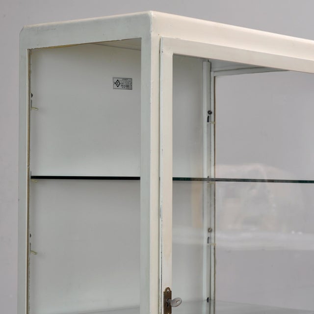 Vintage Medical Cabinet in Glass and Iron, 1970s For Sale - Image 6 of 12