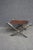 Maitland-Smith Leather X-Base Stool With Cast Eagle Heads For Sale - Image 9 of 14