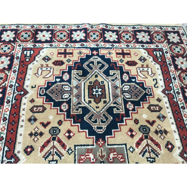 Vintage Turkish Sparta Rug For Sale - Image 9 of 12