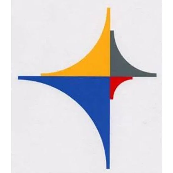Anton Stankowski Classic Abstract Serigraph, Limited Edition, 1997 Classic abstract serigraph by important German artist...