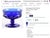 Mid 20th Century Set of 4 Colony Glass Co. Crown Cobalt Blue Pedestal Dishes For Sale - Image 15 of 16