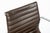 Set of 4 Eames Herman Miller Office Chairs, Brown Leather Thin Pad Aluminum Group For Sale - Image 14 of 18