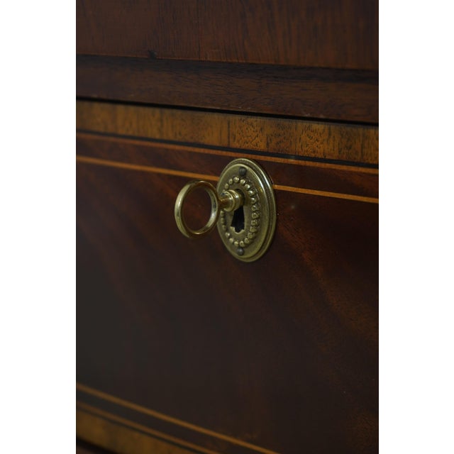 Brown Baker Historic Charleston Inlay Mahogany Sideboard For Sale - Image 8 of 17