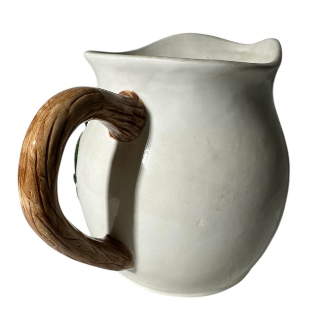 Vintage Large Magnolia Pitcher For Sale - Image 4 of 10