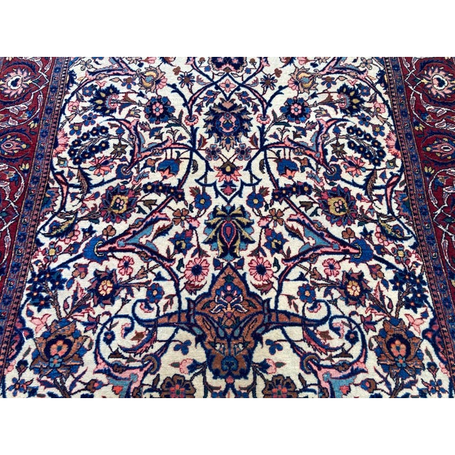 Textile Vintage Kashan Rug, 1920s For Sale - Image 7 of 18
