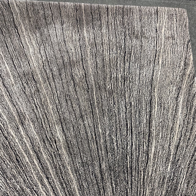 5ft X 8ft Angela Adams for Design Within Reach Grace Area Rug, Graphite For Sale - Image 9 of 12