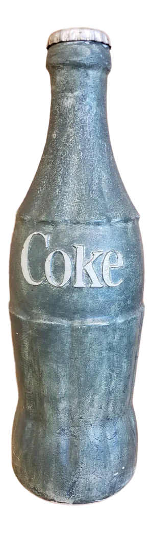 Vintage Cement Coca Cola Bottle Factory Display C.1930s