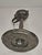 18th C German Pewter Spout Lamp Bremen Hallmark 1680 Key Shield Whale Oil 8" For Sale - Image 11 of 12