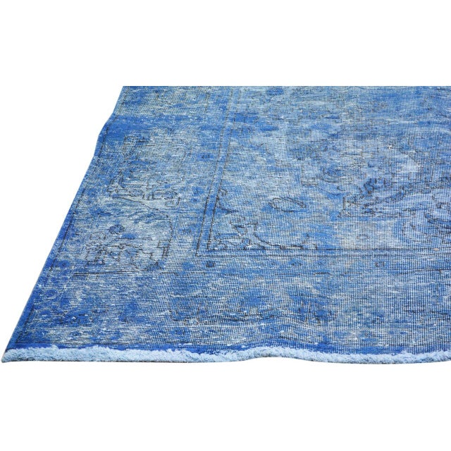 1950s Vintage Hand Knotted Wool Rug, 9'3"x13'3" For Sale - Image 5 of 5