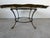 1970s Vintage Hollywood Regency Style Scalloped Brass Frame With Glass Top Coffee Table For Sale - Image 5 of 18