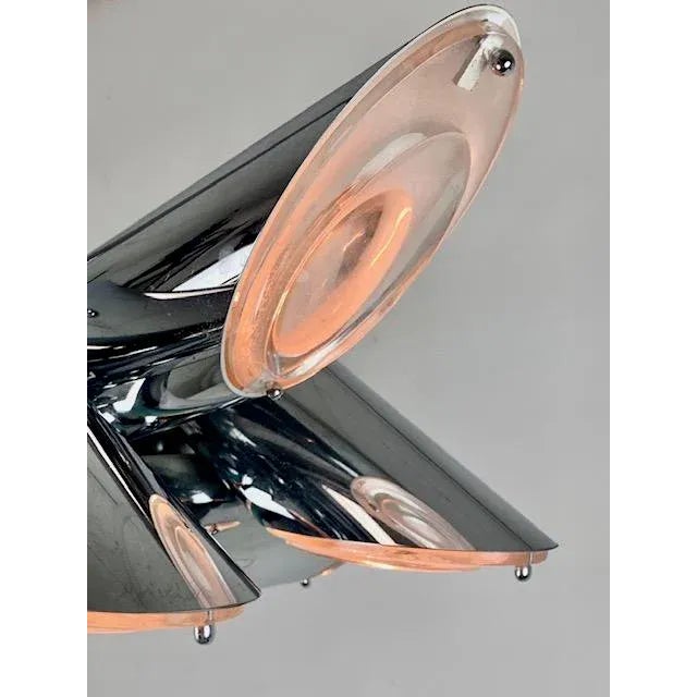 Mid-Century Modern Oscar Torlasco Stilkronen Eight Light Space Age Sputnik Circa 1970 For Sale - Image 3 of 11