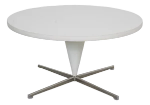 White Cone Table from Verner Panton
