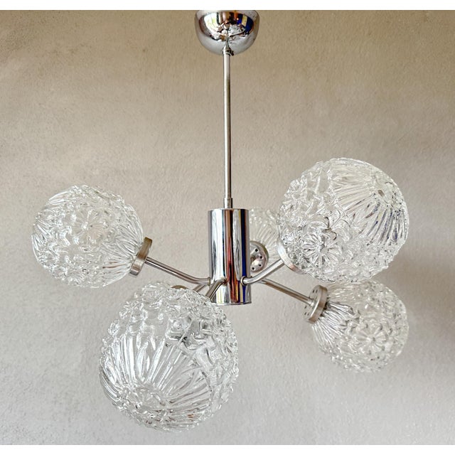 Mid-Century Modern Vintage Sputnik Light by Richard Essig, 1970s For Sale - Image 3 of 14